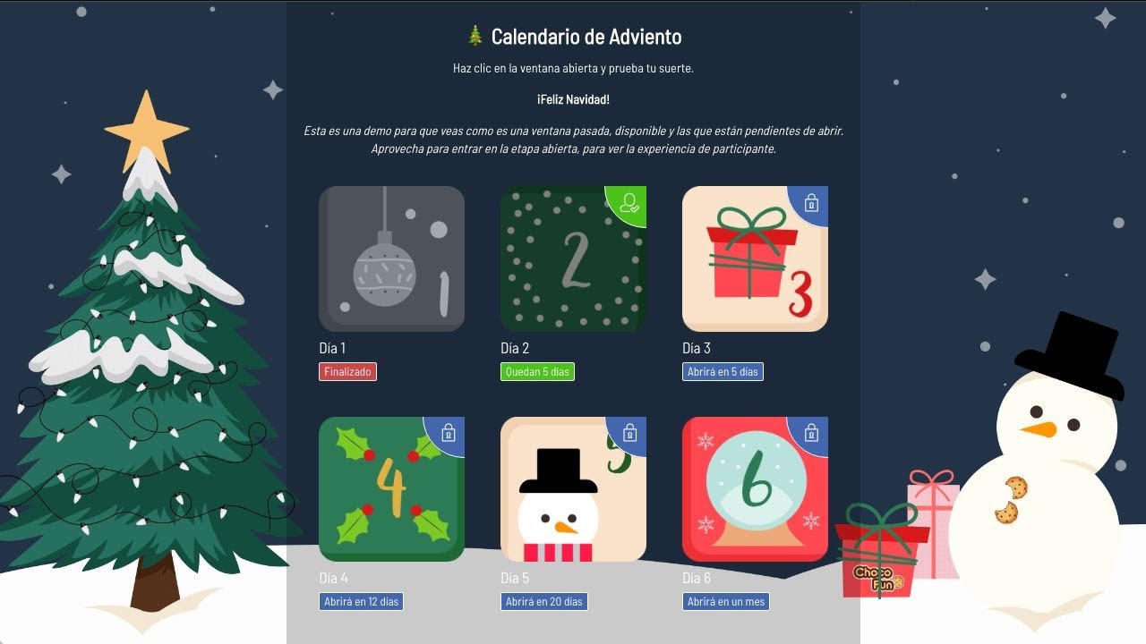 como hacer un calendario de adviento online