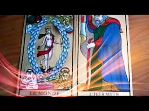 el mundo y la luna tarot