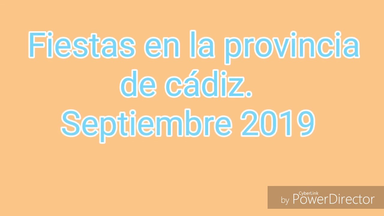fiestas en la provincia de cadiz