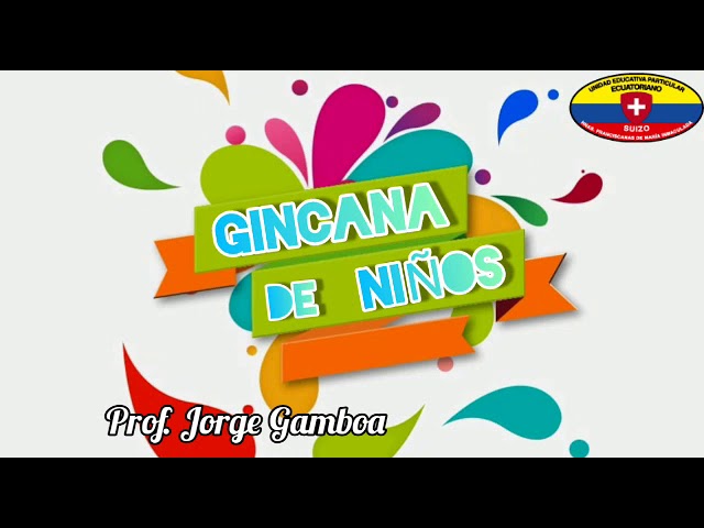 gincana para niños de 3 a 4 años
