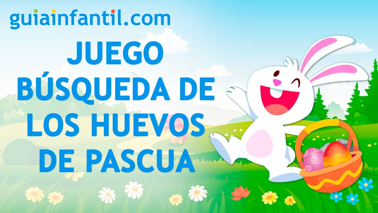 juego de buscar huevos de pascua