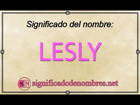 que significa leslie en la biblia