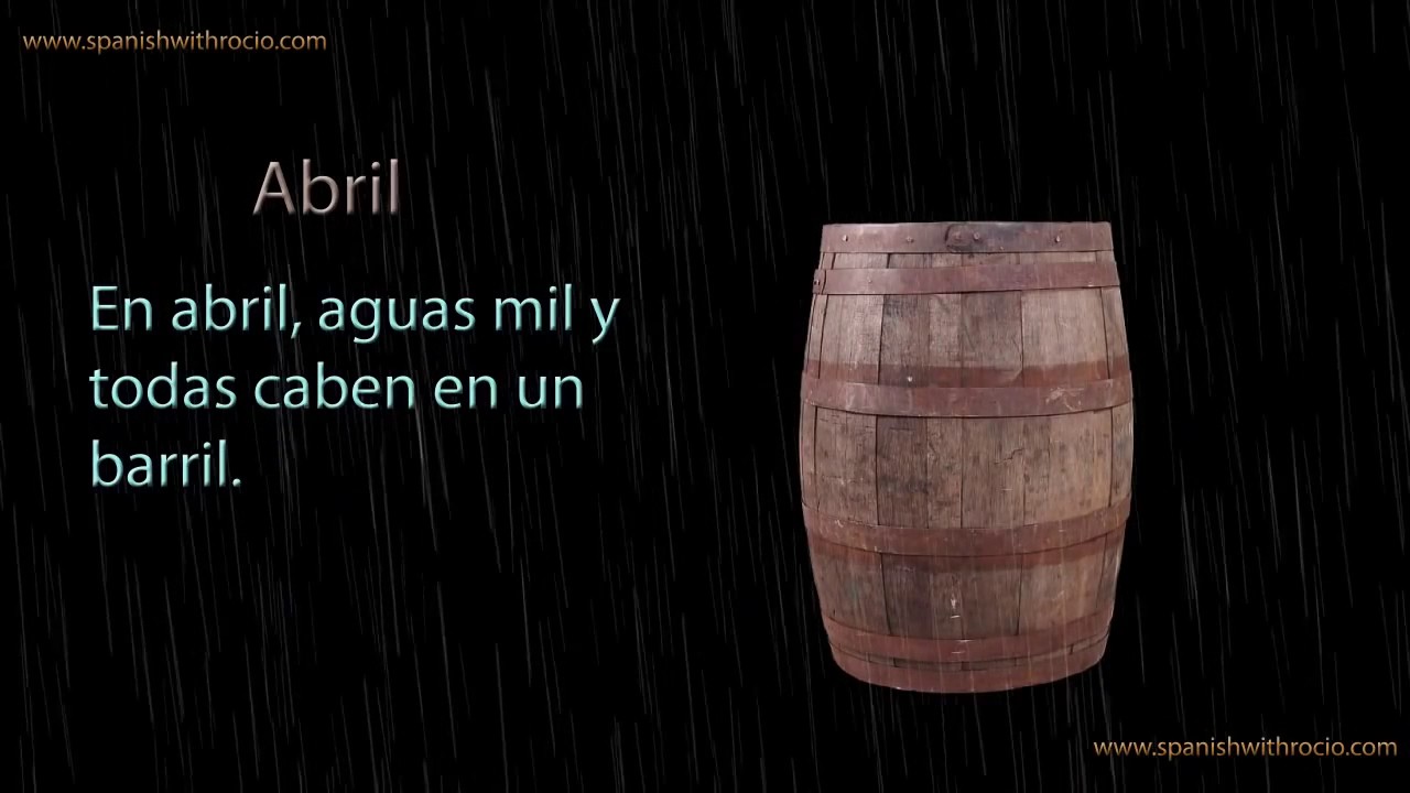 refranes de los meses del año
