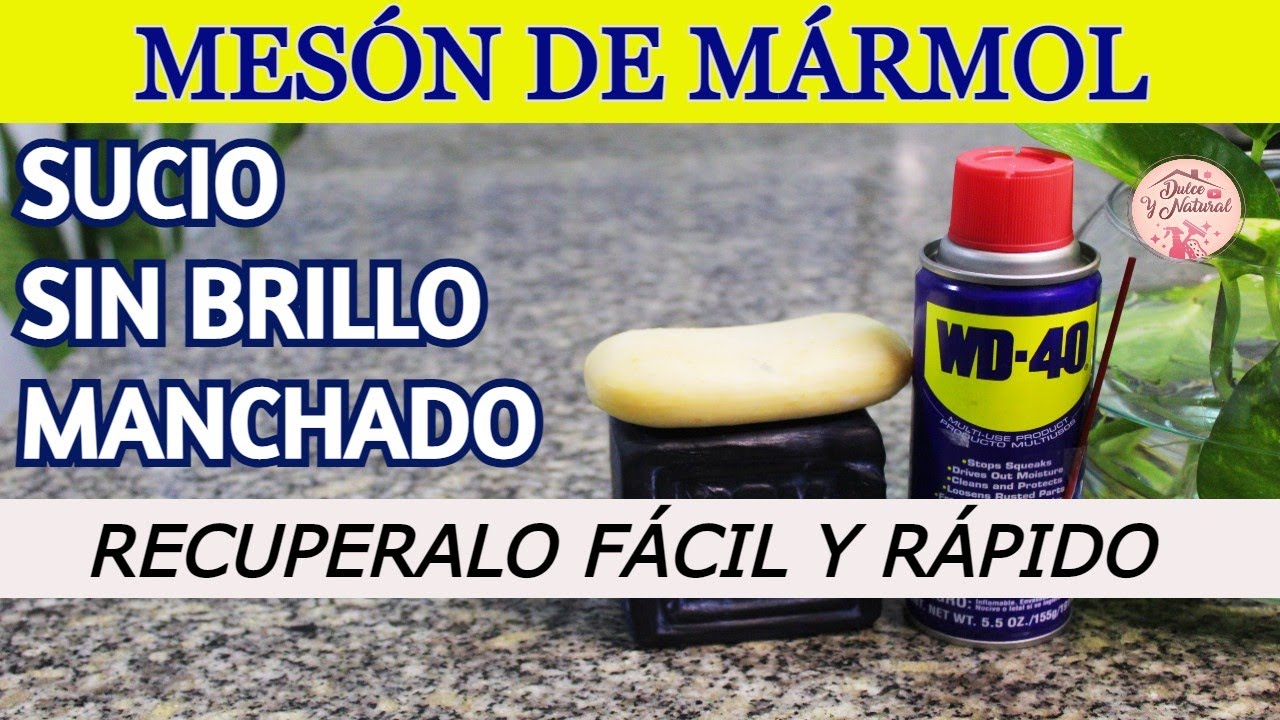 remedios caseros para quitar manchas del mármol