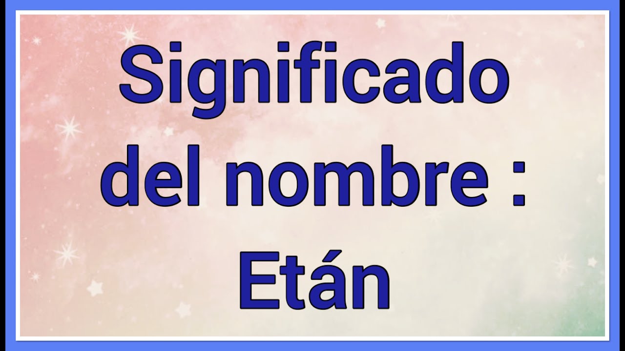 significado de eithan en la biblia