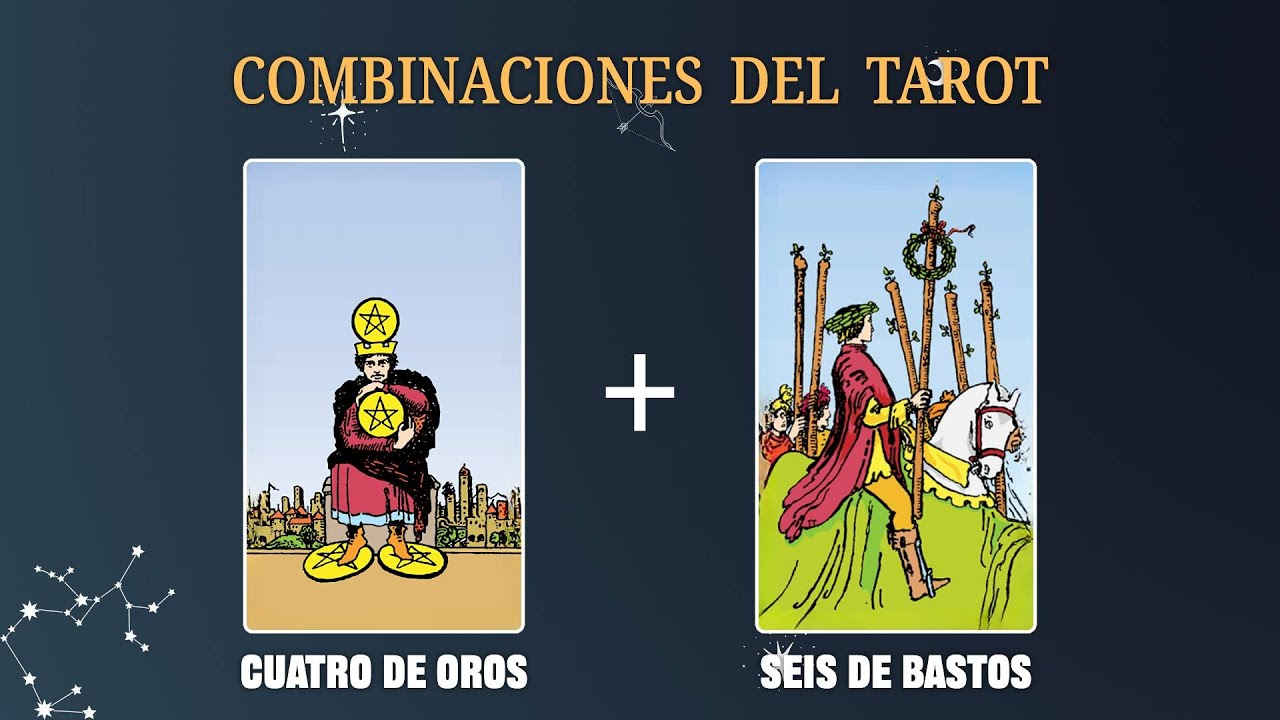 6 de oros y 4 de bastos
