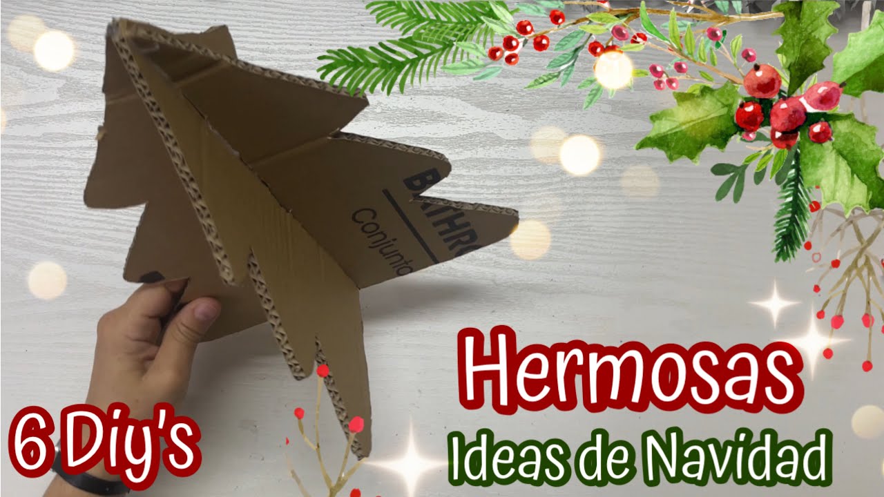 arbol de navidad hecho a mano