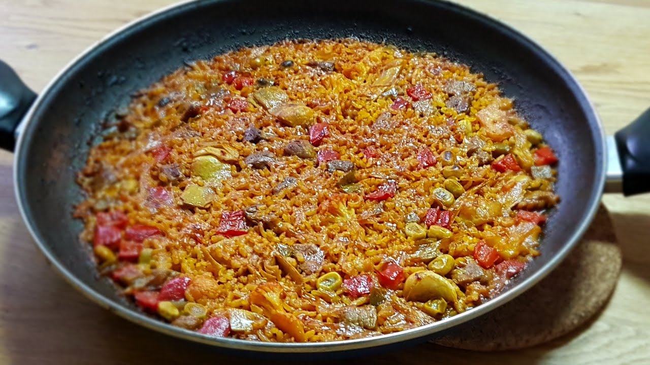 arroz con magro y verduras alicante