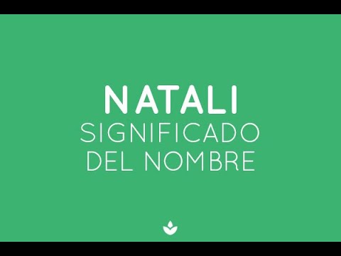 significado de nathalie en la biblia