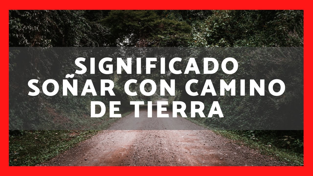soñar con camino de tierra y árboles