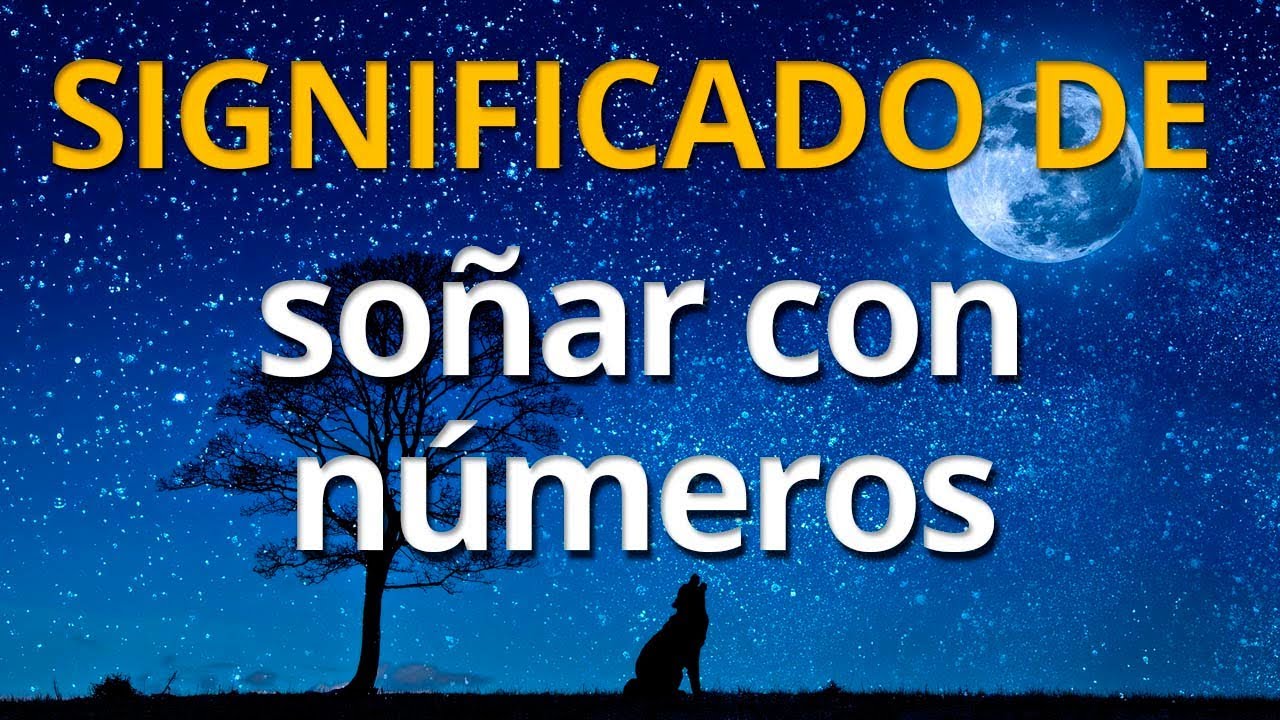 soñar con un numero de loteria