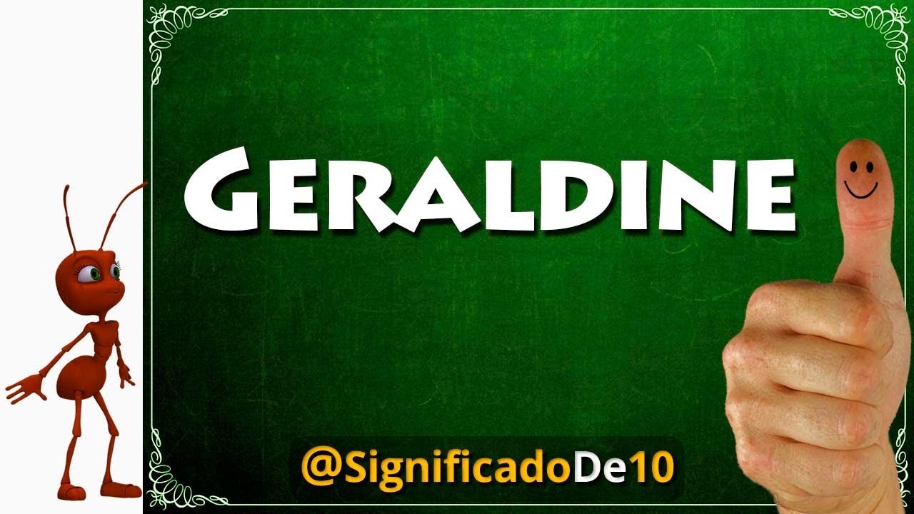significado del nombre geraldine en la biblia